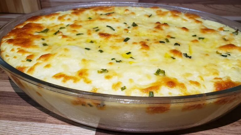 Receita de Suflê de Queijo de Forno